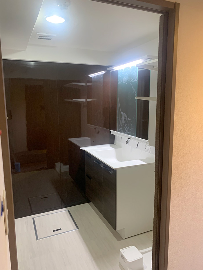 伊丹市 K様邸-洗面リフォーム施工後01