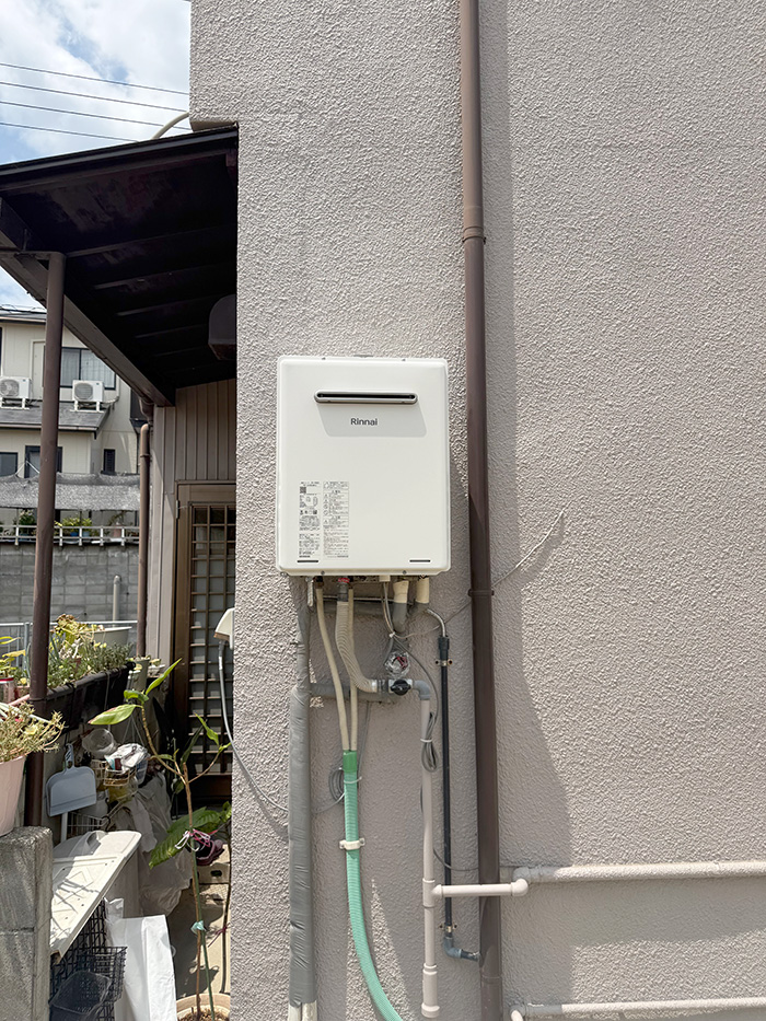 川西市 T様邸-給湯器・エコキュート交換施工後03