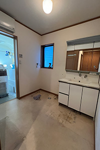 門真市 F様邸-洗面リフォーム施工前02