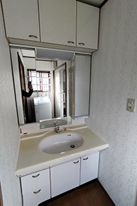 四條畷市 I様邸-洗面リフォーム施工前01