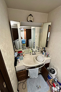 春日井市 W様邸-洗面リフォーム施工前01