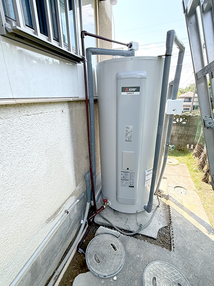 春日井市 H様邸-給湯器・エコキュート交換施工後04