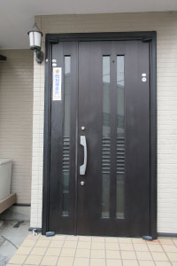 春日井市 O様邸-玄関ドアリフォーム施工前01