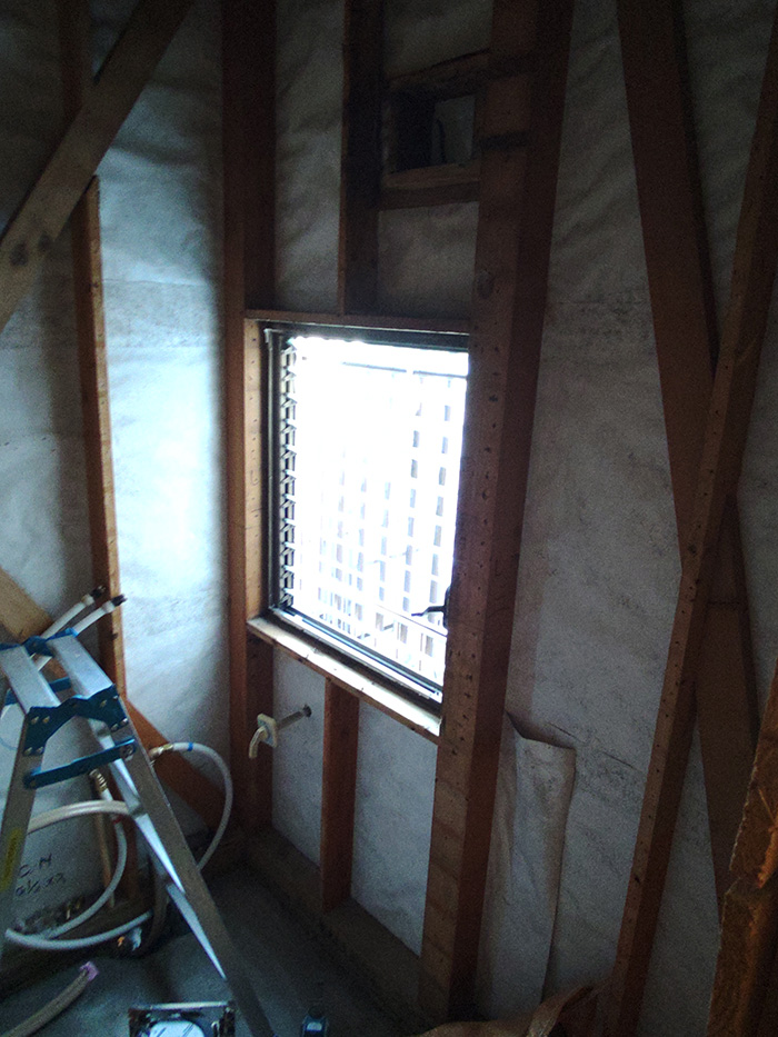 川口市 T様邸-バスルームリフォーム, 断熱リフォーム施工中01