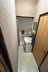 川口市 S様邸-洗面リフォーム, 内装リフォーム施工前02