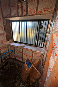 川崎市宮前区 A様邸-バスルームリフォーム施工中04