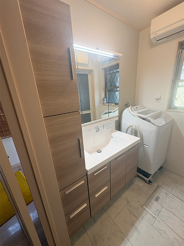 川崎市宮前区 I様邸-洗面リフォーム施工後01