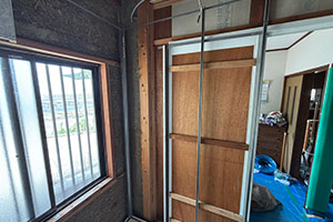 神戸市西区 S様邸-バスルームリフォーム施工中02