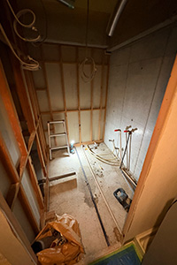 神戸市西区 F様邸-バスルームリフォーム施工中01
