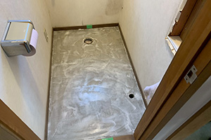 北九州市小倉北区 G様邸-トイレリフォーム施工中01