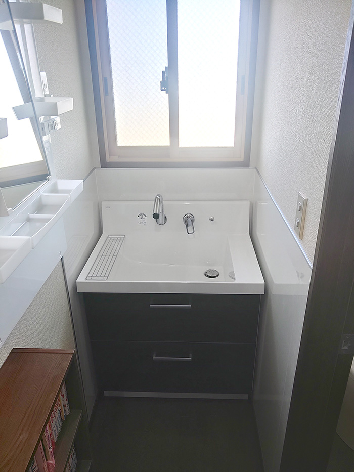 京都郡苅田町 I様邸-洗面リフォーム施工後01