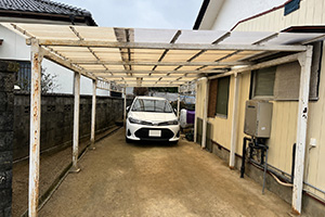 郡山市 Y様邸-エクステリアリフォーム施工前01