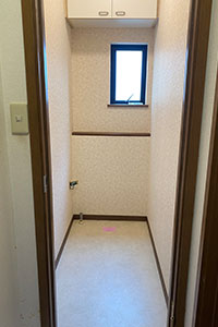 越谷市 I様邸-トイレリフォーム施工中02
