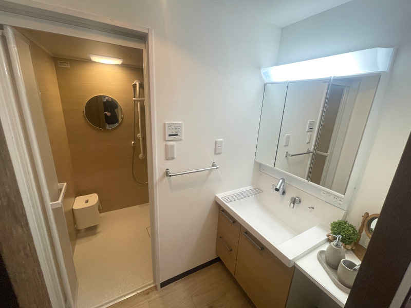 熊本市中央区 Y様邸-バスルームリフォーム, 洗面リフォーム施工後07