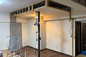 熊本市南区 S様邸-キッチンリフォーム施工中01