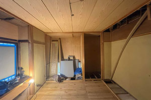 熊本市中央区 M様邸-内装リフォーム施工中02