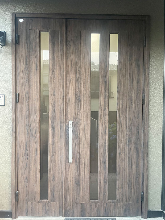 熊本市中央区 H様邸-玄関ドアリフォーム施工後01