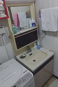 熊本市西区 H様邸-洗面リフォーム施工前01