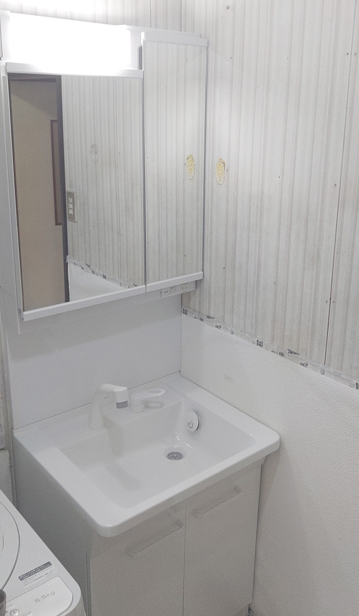 熊本市西区 H様邸-洗面リフォーム施工後01