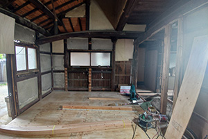 倉敷市 O様邸-リフォーム施工中01