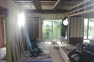 倉敷市 O様邸-リフォーム施工中01