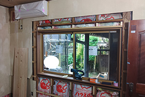 倉敷市 O様邸-リフォーム施工中01