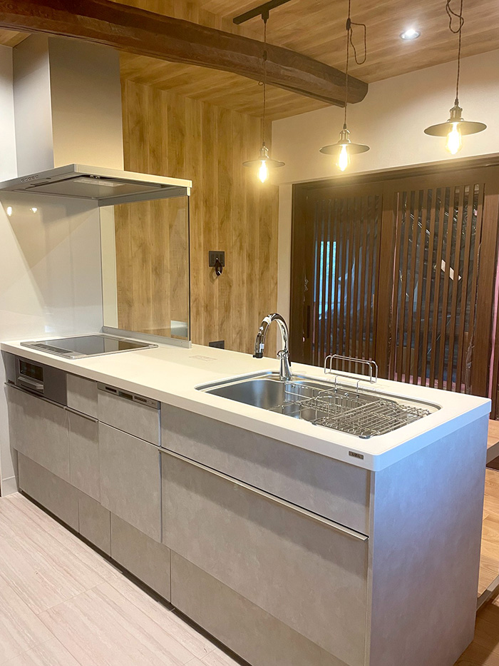 倉敷市 O様邸-キッチンリフォーム施工後01