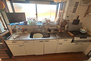 倉敷市 T様邸-キッチンリフォーム施工前01