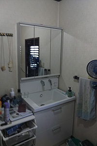 総社市 M様邸-洗面リフォーム施工前01