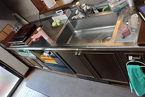 倉敷市 M様邸-キッチンリフォーム施工前02