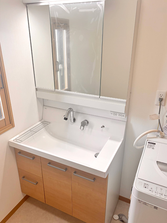 総社市 T様邸-洗面リフォーム施工後06