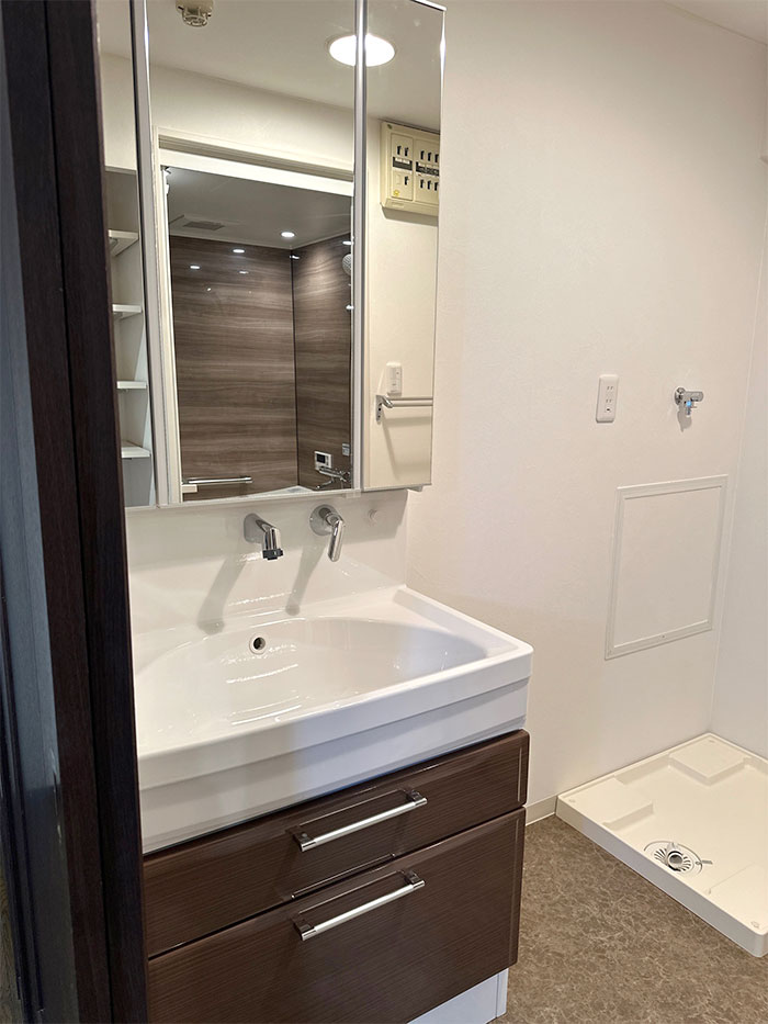 小郡市 K様邸-洗面リフォーム施工後01