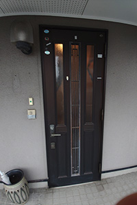 久留米市 K様邸-玄関ドアリフォーム施工前01