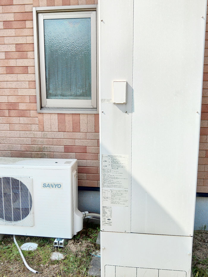 久留米市 S様邸-給湯器・エコキュート交換施工前01