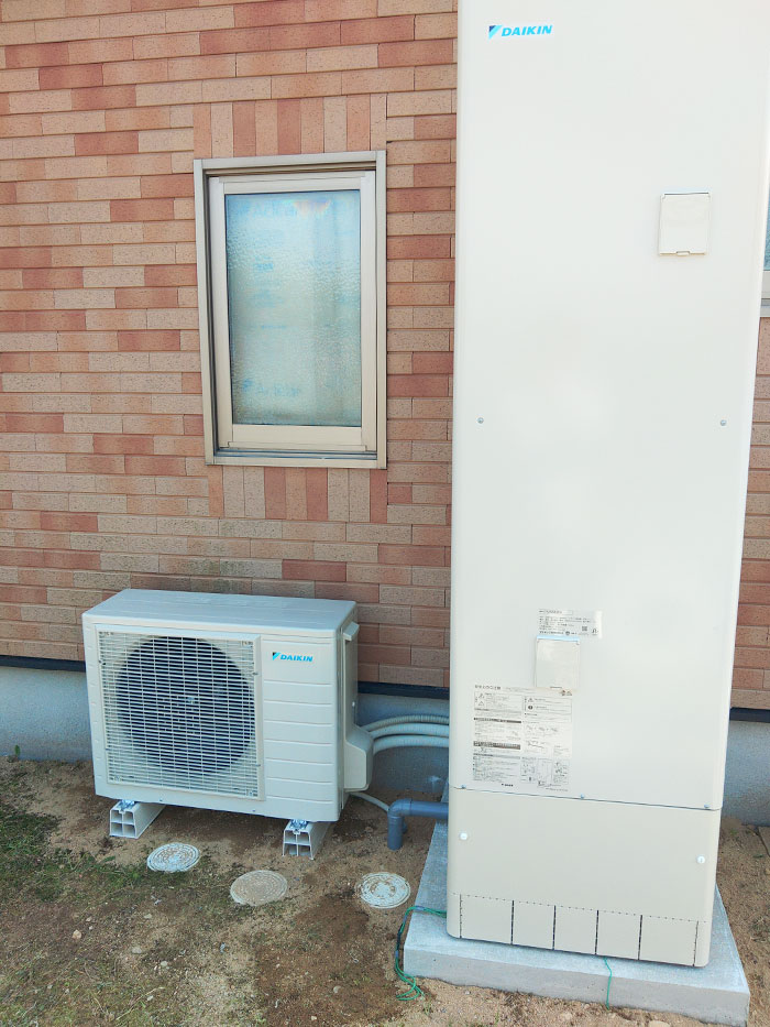 久留米市 S様邸-給湯器・エコキュート交換施工後01
