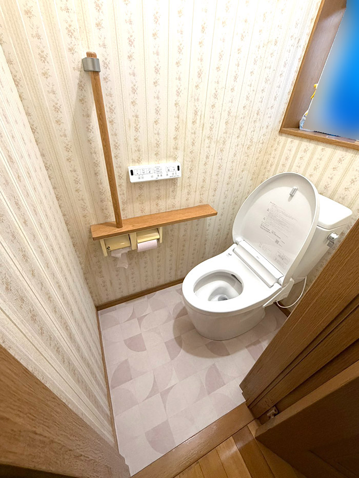 鳥栖市 K様邸-トイレリフォーム施工後01