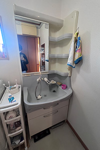 高崎市 S様邸-洗面リフォーム施工前01