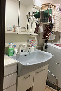 長久手市 S様邸-洗面リフォーム施工前02