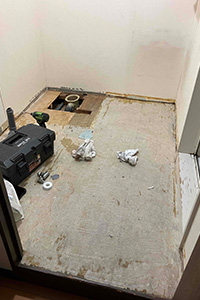 長久手市 S様邸-洗面リフォーム施工中01