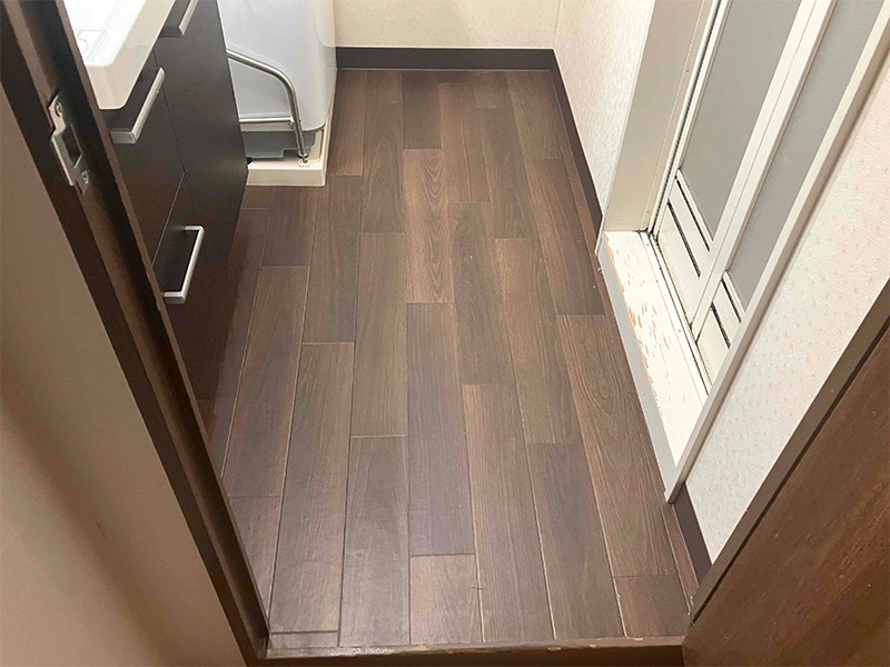 長久手市 S様邸-洗面リフォーム施工後01