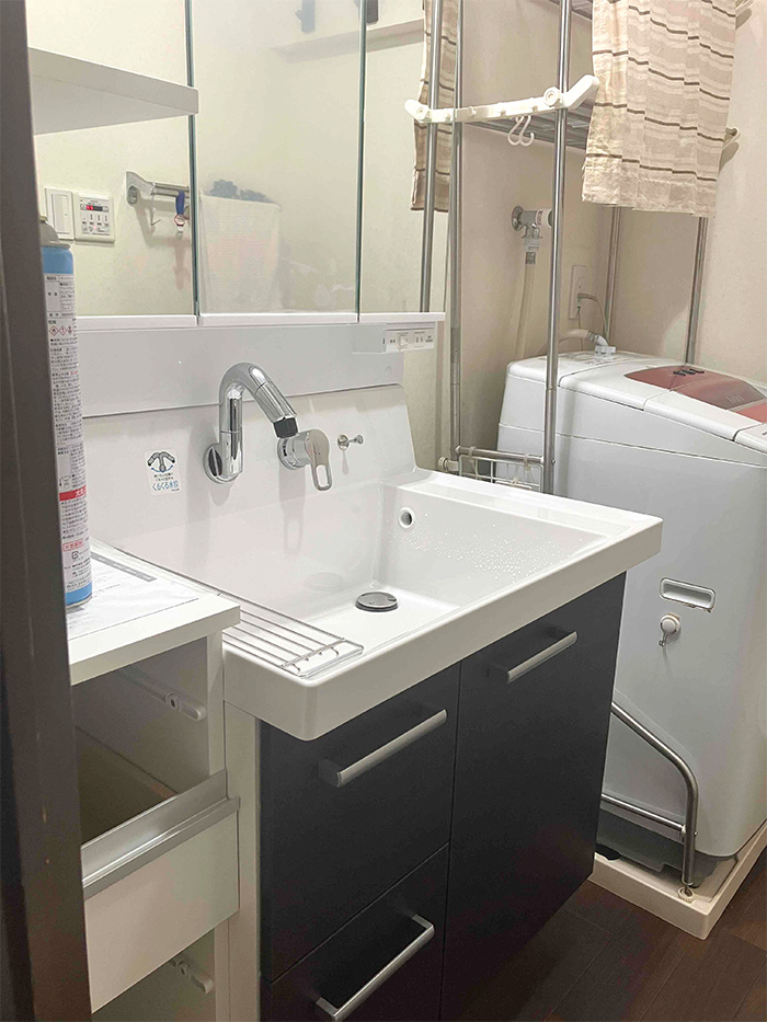 長久手市 S様邸-洗面リフォーム施工後02