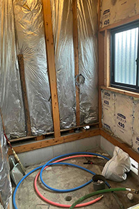 名古屋市名東区 K様邸-バスルームリフォーム施工中01