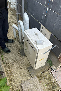 水戸市 N様邸-給湯器・エコキュート交換施工前01