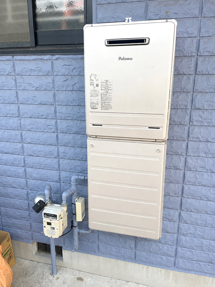 水戸市 K様邸-給湯器・エコキュート交換施工後02