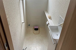 水戸市 S様邸-トイレリフォーム施工中02
