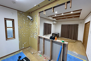 長野市 O様邸-キッチンリフォーム施工中02
