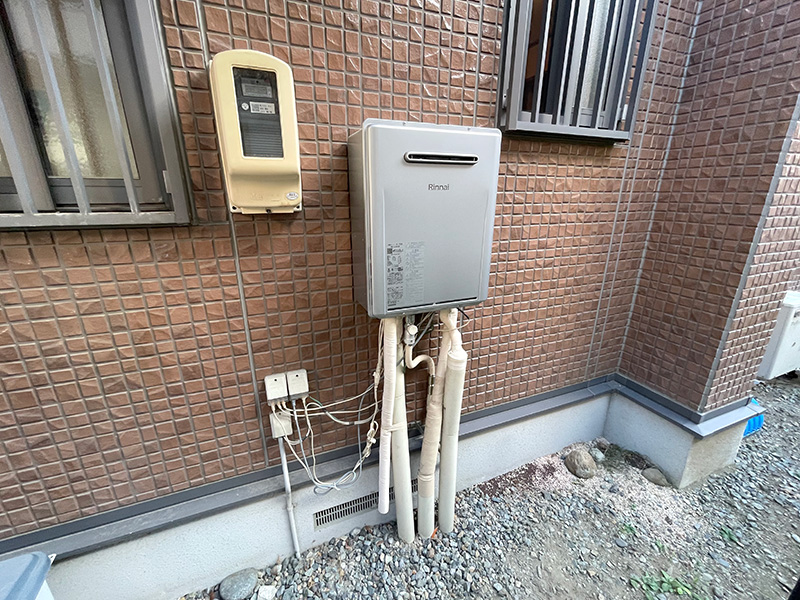 長野市 M様邸-給湯器・エコキュート交換施工後03