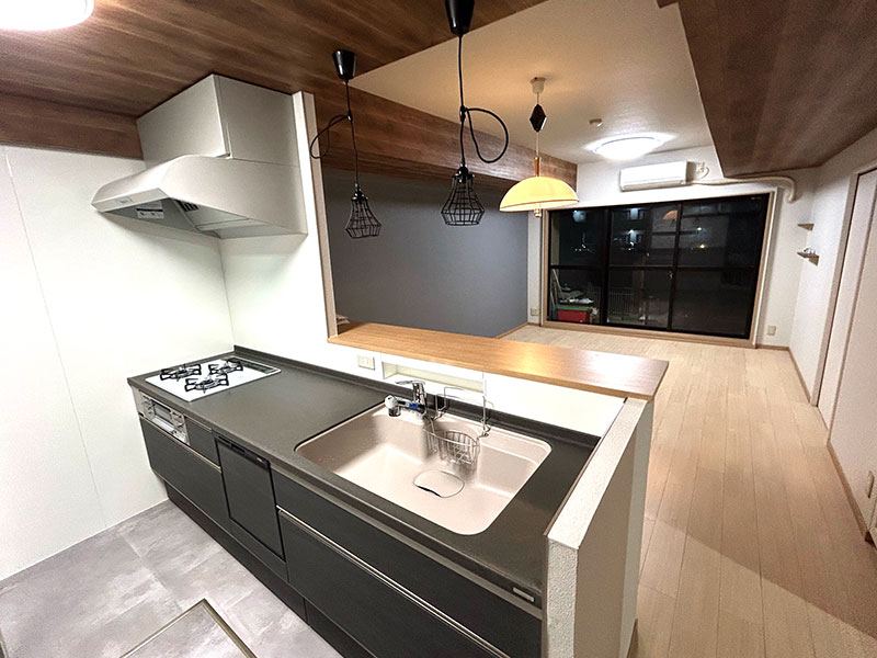 名古屋市緑区 Y様邸-キッチンリフォーム, 内装リフォーム施工後01