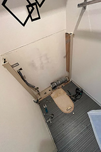 名古屋市西区 O様邸-トイレリフォーム施工中01