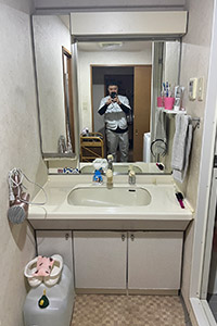 奈良市 I様邸-洗面リフォーム施工前02